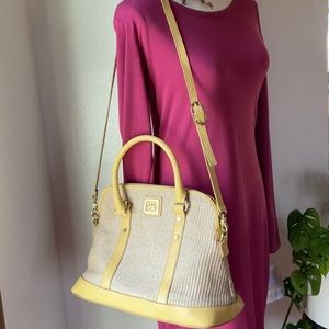 Emma Fox leather satchel